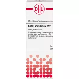 SABAL SERRULATUM D 12 Fortynning, 20 ml