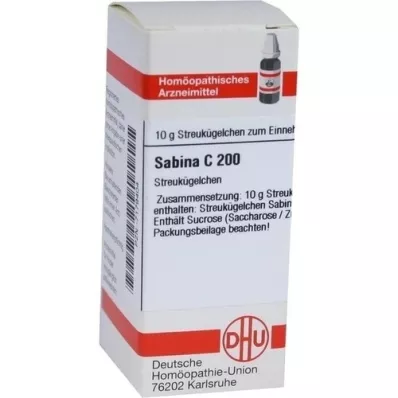 SABINA C 200 globuler, 10 g