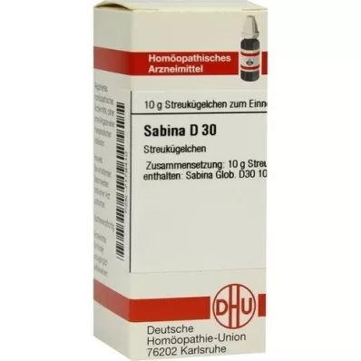 SABINA D 30 globuler, 10 g