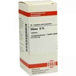 SILICEA D 15 tabletter, 80 stk