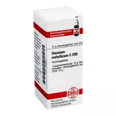 STANNUM METALLICUM C 200 globuler, 10 g STANNUM METALLICUM C 200 globuler, 10 g