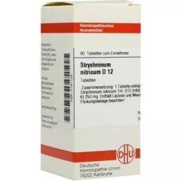 Strychninum Nitric.D12 tabletter (80 stykker)