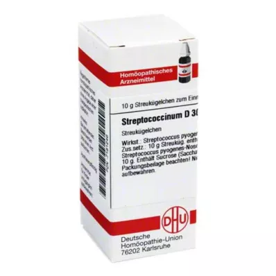STREPTOCOCCINUM D 30 globuler, 10 g STREPTOCOCCINUM D 30 globuler, 10 g
