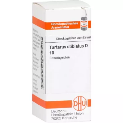 TARTARUS STIBIATUS D 10 kuler, 10 g TARTARUS STIBIATUS D 10 kuler, 10 g
