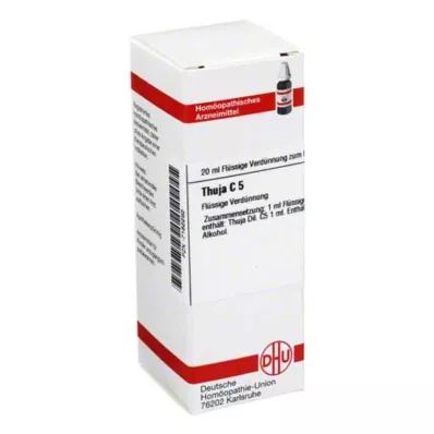 THUJA C 5 Fortynning, 20 ml THUJA C 5 Fortynning, 20 ml