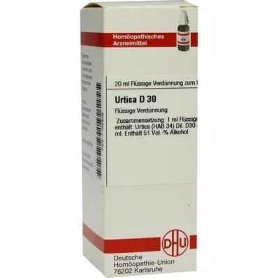 URTICA D 30 Fortynning, 20 ml
