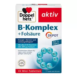 DOPPELHERZ B-kompleks+folsyre tabletter, 45 stk