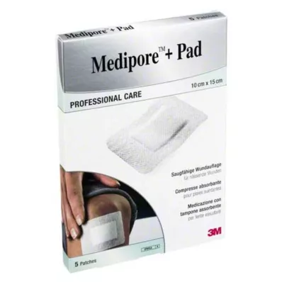 Medipore + Pad 3M 10x15cm 3569NP Gips, 5 stk