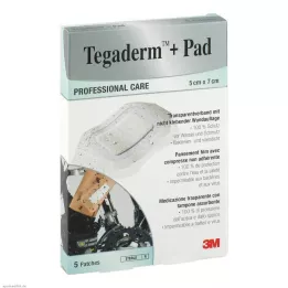 TEGADERM 3M Plus Pad 5x7 cm Ready made.3582NP, 5 stk
