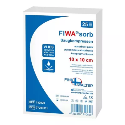 VERBANDKOMPRESSEN 10x10 cm, 25 stk VERBANDKOMPRESSEN 10x10 cm, 25 stk