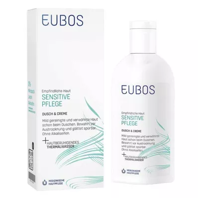 EUBOS SENSITIVE Dusj &amp; Krem, 200 ml