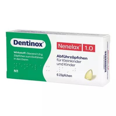 Nene Lax 1.0 stikkpiller for små barn, 6 stk