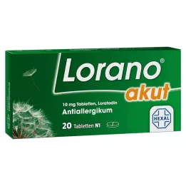 LORANO akuttabletter, 20 stk
