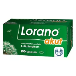 LORANO akuttabletter, 100 stk