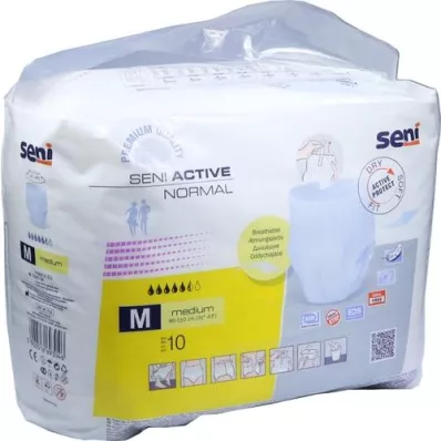 SENI Active Normal Incontinence engangstruse M, 10 stk