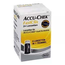 ACCU-CHEK FastClix-lansett, 24 stk