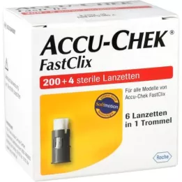 ACCU-CHEK FastClix-lansett, 204 stk