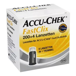 ACCU-CHEK FastClix-lansett, 204 stk