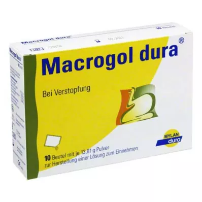 Macrogol dura pulver for å lage en mikstur, 10 stk Macrogol dura pulver for å lage en mikstur, 10 stk