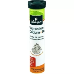 KNEIPP Magnesium+kalsium brusetabletter, 20 stk