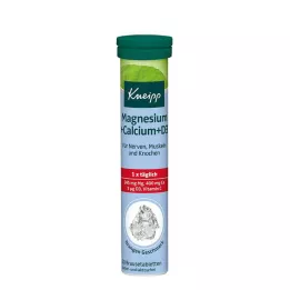 KNEIPP Magnesium+kalsium brusetabletter, 20 stk