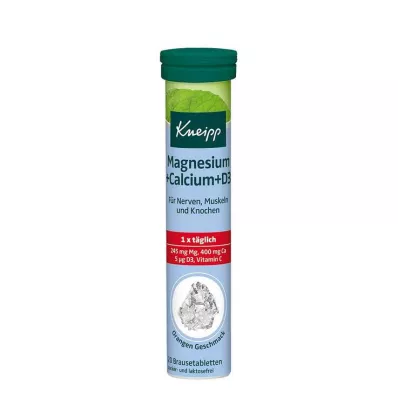 Kneipp Magnesium + Kalsium brusetabletter, 20 stk