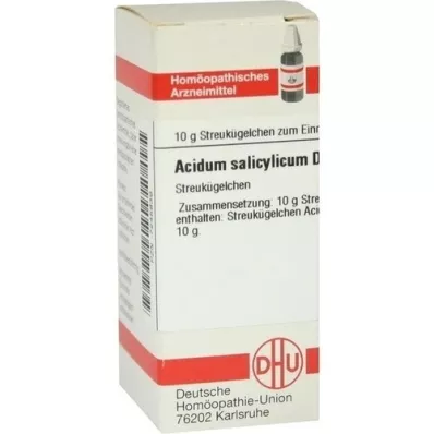 ACIDUM SALICYLICUM D 4 kuler, 10 g