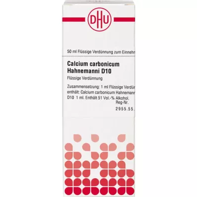 CALCIUM CARBONICUM Hahnemanni D 10 Fortynning, 50 ml
