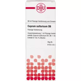 CUPRUM SULFURICUM D 6 Fortynning, 50 ml