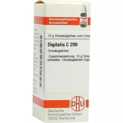 DIGITALIS C 200 globuler, 10 g