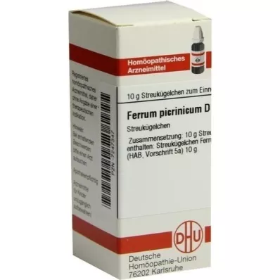 FERRUM PICRINICUM D 12 globuler, 10 g
