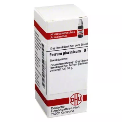 FERRUM PICRINICUM D 12 globuler, 10 g FERRUM PICRINICUM D 12 globuler, 10 g