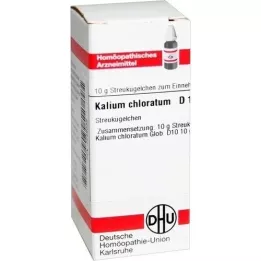 KALIUM CHLORATUM D 10 kuler, 10 g