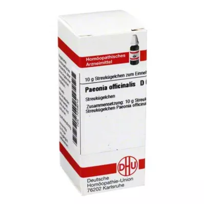 PAEONIA OFFICINALIS D 6 globuli, 10 g PAEONIA OFFICINALIS D 6 globuli, 10 g