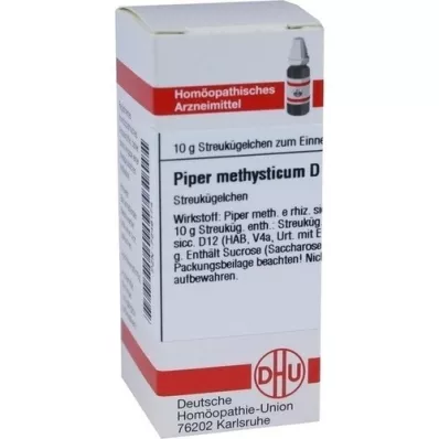 PIPER METHYSTICUM D 12 globuler, 10 g