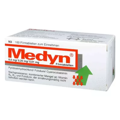 MEDYN Filmdrasjerte tabletter, 100 stk