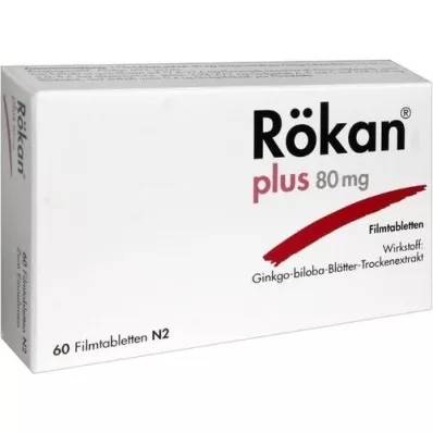 RÖKAN Plus 80 mg filmdrasjerte tabletter, 60 stk