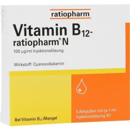 VITAMIN B12-RATIOPHARM N Ampuller, 5X1 ml