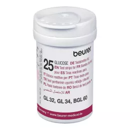 BEURER GL32/GL34/BGL60 blodsukkerstrimler, 50 stk