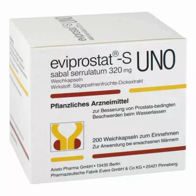 EVIPROSTAT-S sabal serrulatum 320 uno kapsler, 200 stk