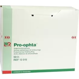 PRO-OPHTA Perforerte kompresser, usterile, 50 stk