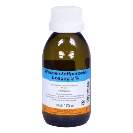WASSERSTOFFPEROXID Oppløsning 3% Ph.Eur., 125 ml