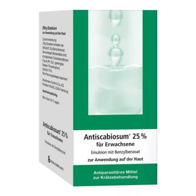 ANTISCABIOSUM 25 % emulsjon, 200 g