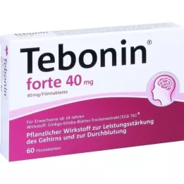 TEBONIN forte 40 mg filmdrasjerte tabletter, 60 stk