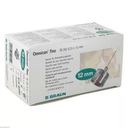 OMNICAN fin Pen-kanyle 0,33x12 mm, 100 stk