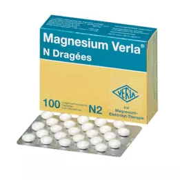 MAGNESIUM VERLA N Dragerte tabletter, 10X100 St