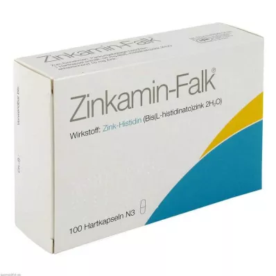 Zincamine Falk harde kapsler, 100 stk