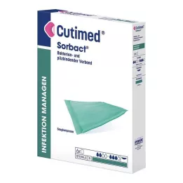 CUTIMED Sorbact absorberende kompresser 10x10 cm, 6 stk
