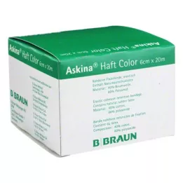 ASKINA Selvklebende bandasje farge 6 cmx20 m gul, 1 stk