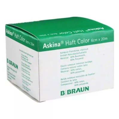 ASKINA Selvklebende bandasje farge 6 cmx20 m gul, 1 stk